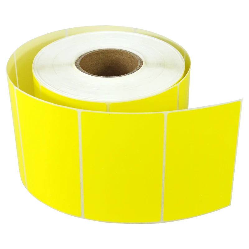 (1 Roll ) Spalvų Terminis Lipdukas, Etiketė 80MM x 50MM mėlyna žalia violetinė oranžinė geltona ruda spalvingas etiketes Zebra Spausdintuvą
