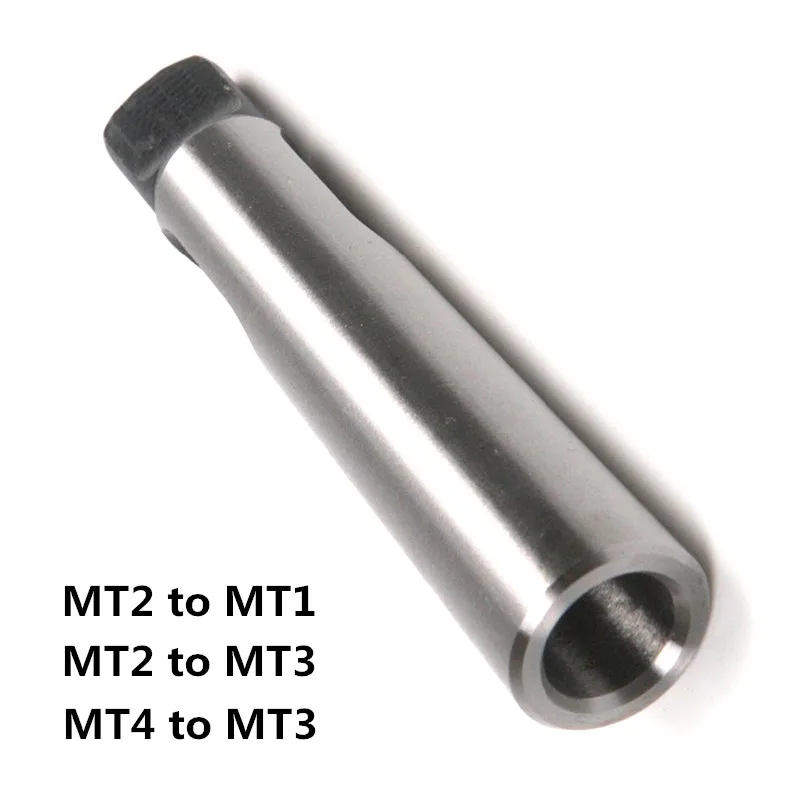 1pcs siaurėjantys rankovės adapteris morzės MT2 į MT1 MT2 į MT3 MT3, kad MT4 siaurėjantys adapteris Morzės gręžimo rankovės reduktorius