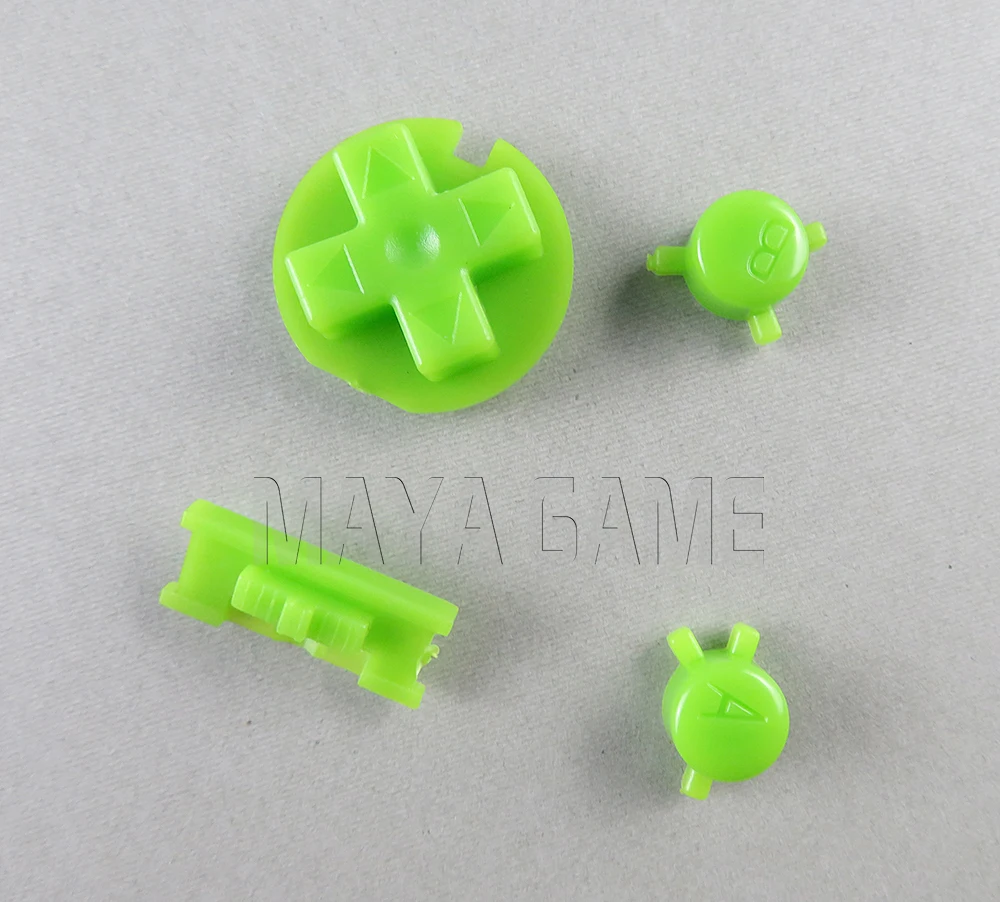 20sets/daug Aukštos Kokybės AB Mygtukų Klaviatūros, skirta Gameboy Spalva GBC Spalvinga Mygtukai, GBC D Pagalvėlės Vairo Mygtukai