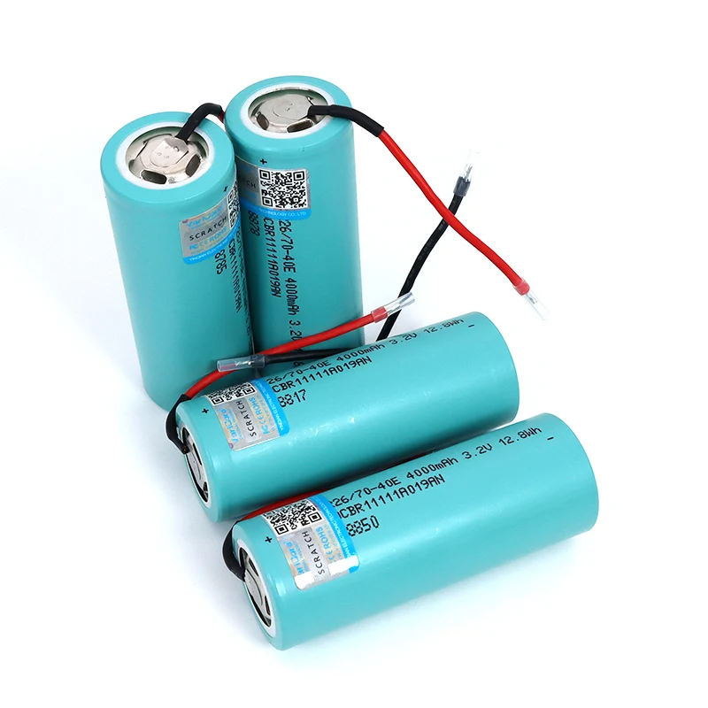 26700 3.2 V 4000mAh LiFePO4 Baterija 3C Nuolat Išlydžio Aukšto maitinimo baterijos 