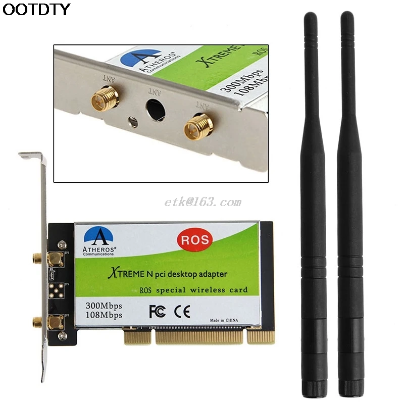AR9223 PCI 300M 802.11 b/g/n Belaidžio ryšio Wi-fi 