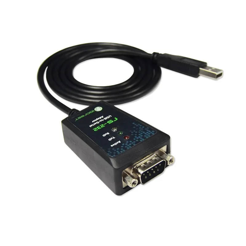 Aukštos Kokybės USB 2.0 į Serial RS-232 DB9 9Pin Adapteris Keitiklis Kabelis FTDI Mikroschema Ilgis 1M USB Į RS232 PARAMOS WIN10