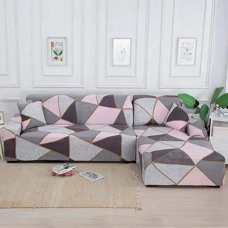 Aš formą ar liniją, sofos, Sofos apima ruožas pledas sofos, sofos apima kambarį Kampe sofa cover 1-2-3-4seat elastinga slipcover