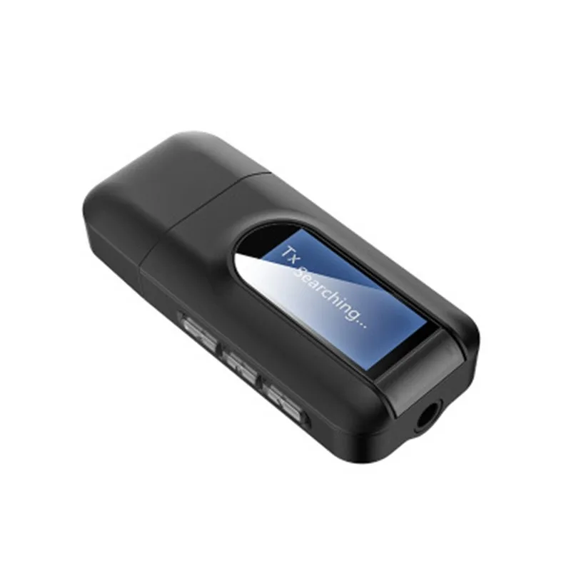 Bluetooth 5.0 Imtuvas Siųstuvas Belaidė Garso sistema su LCD Ekrano Adapter 3.5 MM AUX Automobilių Hands-free