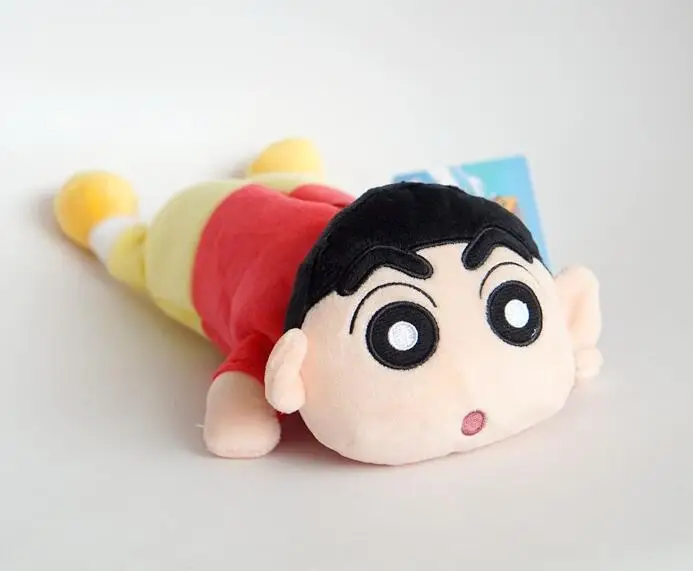 Candice guo! super mielas pliušinis žaislas Crayon Shin Chan baltas šuo minkštas pieštukas krepšys saugojimo pieštuko atveju vaikams gimtadienio, Kalėdų dovana 1p