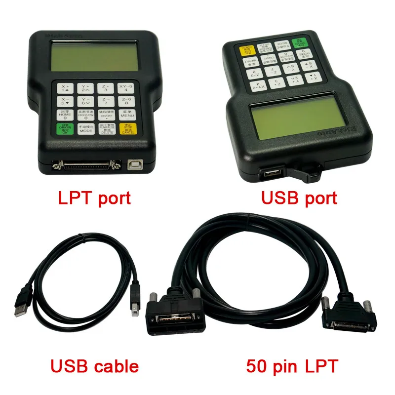 CNC Kontrolierius RichAuto DSP A11 A11S 3 Krypties USB Valdiklio Nuotolinio valdymo sistema CNC Maršrutizatorius Mašinos Kontrolės Sistema