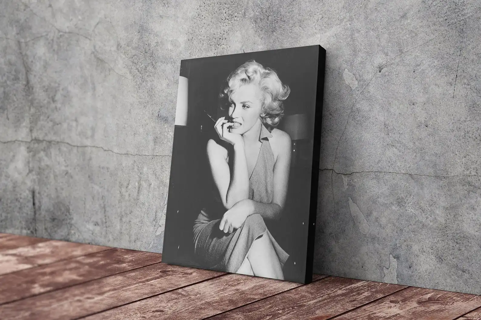 Drobė HD Spausdinti Marilyn Monroe Plakatas Namų Dekoro Tapybos Juoda Balta Panele Sienos Meno Nuotrauką Kambarį Modulinės Nr. Įrėminti