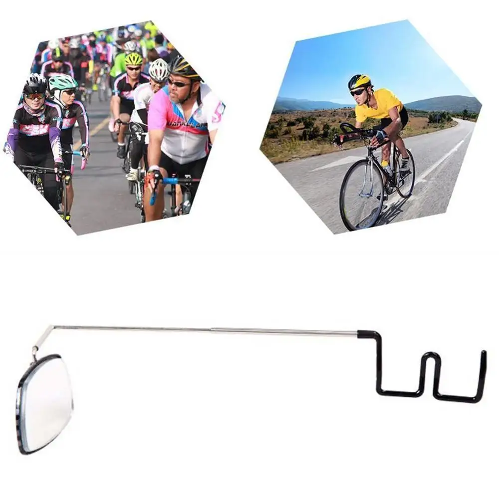 Dviračio galinio vaizdo veidrodis dviratį dviračiu stiklai galinio vaizdo veidrodis, mini veidrodžio plokštumos, veidrodis multi-kampas reguliuojamas