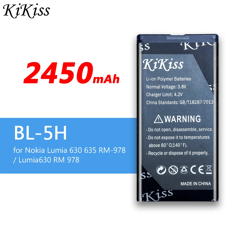Dėl Nokia Lumia 630 38 635 636 Lumia630 RM-977 RM-978 BL5H BL 5H Mobiliojo telefono Baterija BL-5H