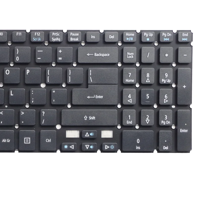 GZEELE NAUJAS Acer aspire M5-582PT EK-571G V5-571 V5-571G V5-571P V5-571PG Nešiojamojo kompiuterio Klaviatūra US Black anglų