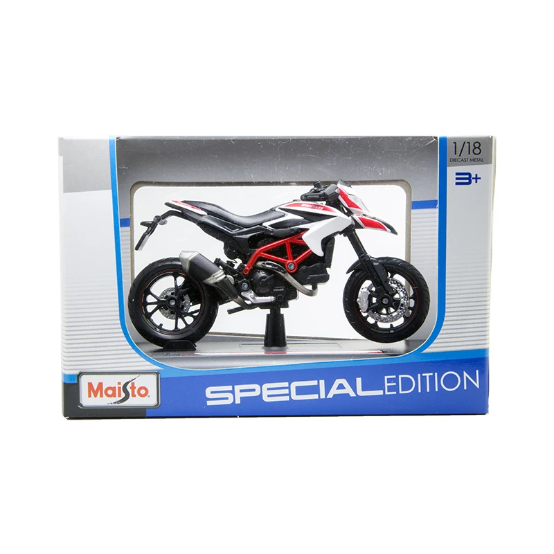 Maisto 1:18 Motociklų Modeliai Ducati HYPERMOTARD SP Diecast Plastiko Moto Miniatiūriniai Lenktynių Žaislas Dovanų Kolekcija
