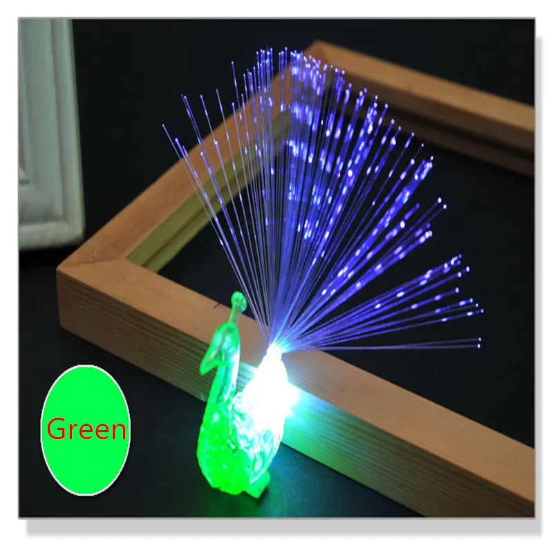 Naujas LED Povas Piršto Šviesos Spalvingas Povas Atidarykite Ekrano Optinio Pluošto Šviesos Vaikai Šviesos Žaislas, Lempa