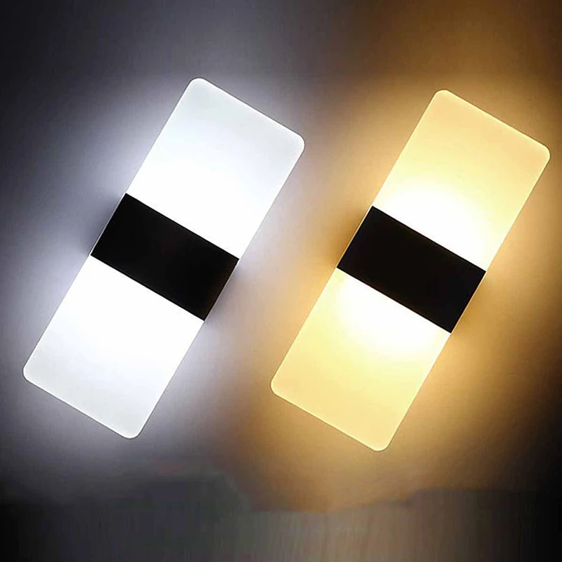 Naujas, Modernus Minimalistinis LED Aliuminio Naktiniai staleliai, Lempa Lempos Sienos Lempos Kambario Vonios Veidrodis Šviesos Tiesioginės Kūrybos Eilėje