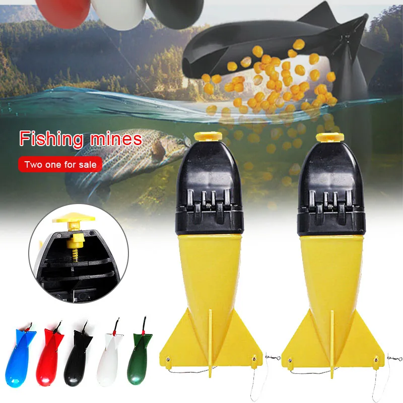 NAUJĄ pakuotę 2 Žvejybos Masalas Bomba Karpis Spod Bomba Masalas Raketų Plūdės Žvejybos Finansuojančiojo