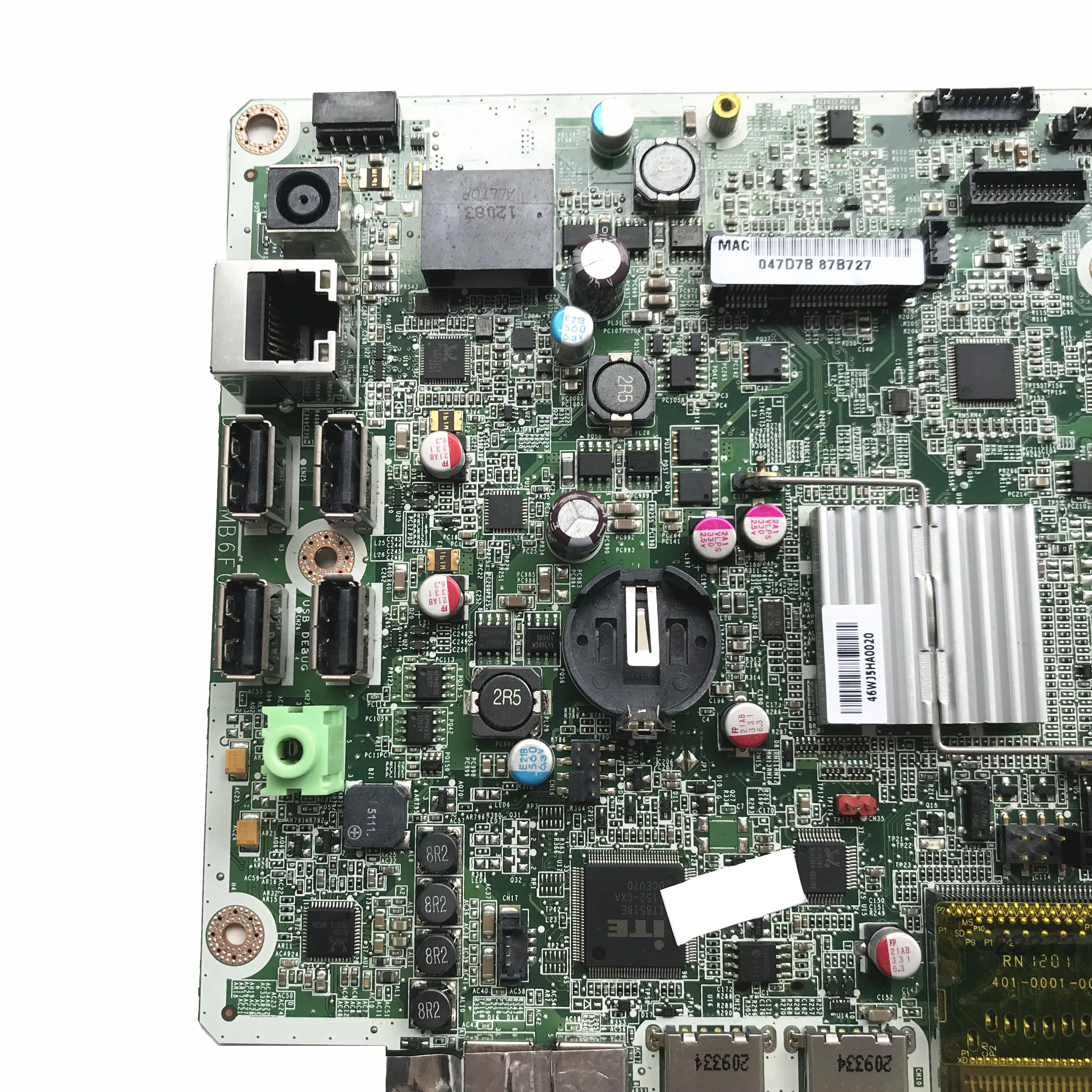 Originalus HP Omni 120 AIO Plokštė 646908-003 665465-001 DA0WJ5MB6F0 MainBoard H61 DDR3 Visiškai Išbandytas