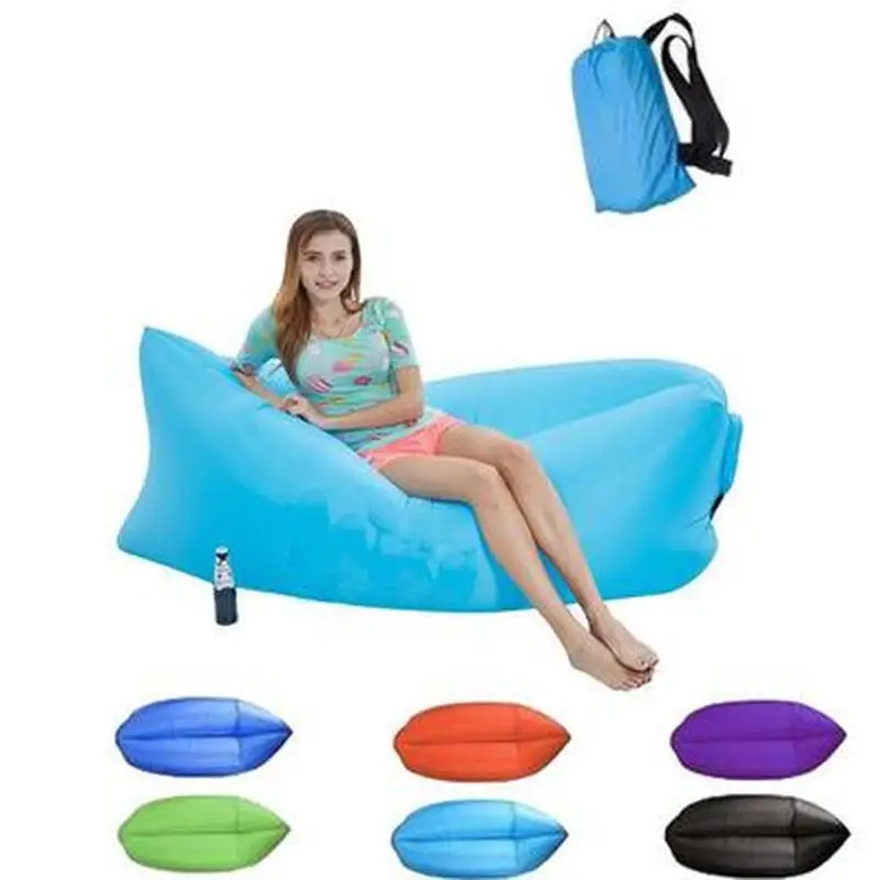 Pripučiamos sofos, sofos tingus stovyklavimo miegmaišius oro lova Paplūdimio Kėdė Greitai Sulankstomas miegmaišį ultralight Dropshipping