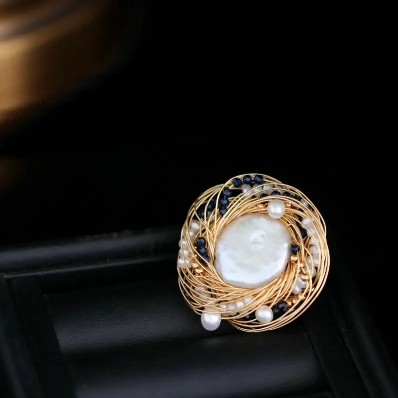 SINZRY naujas unikalus rankų darbo natūralių gėlavandenių perlų choker karoliai juosta žavesio bangle auskarai papuošalai aksesuaras