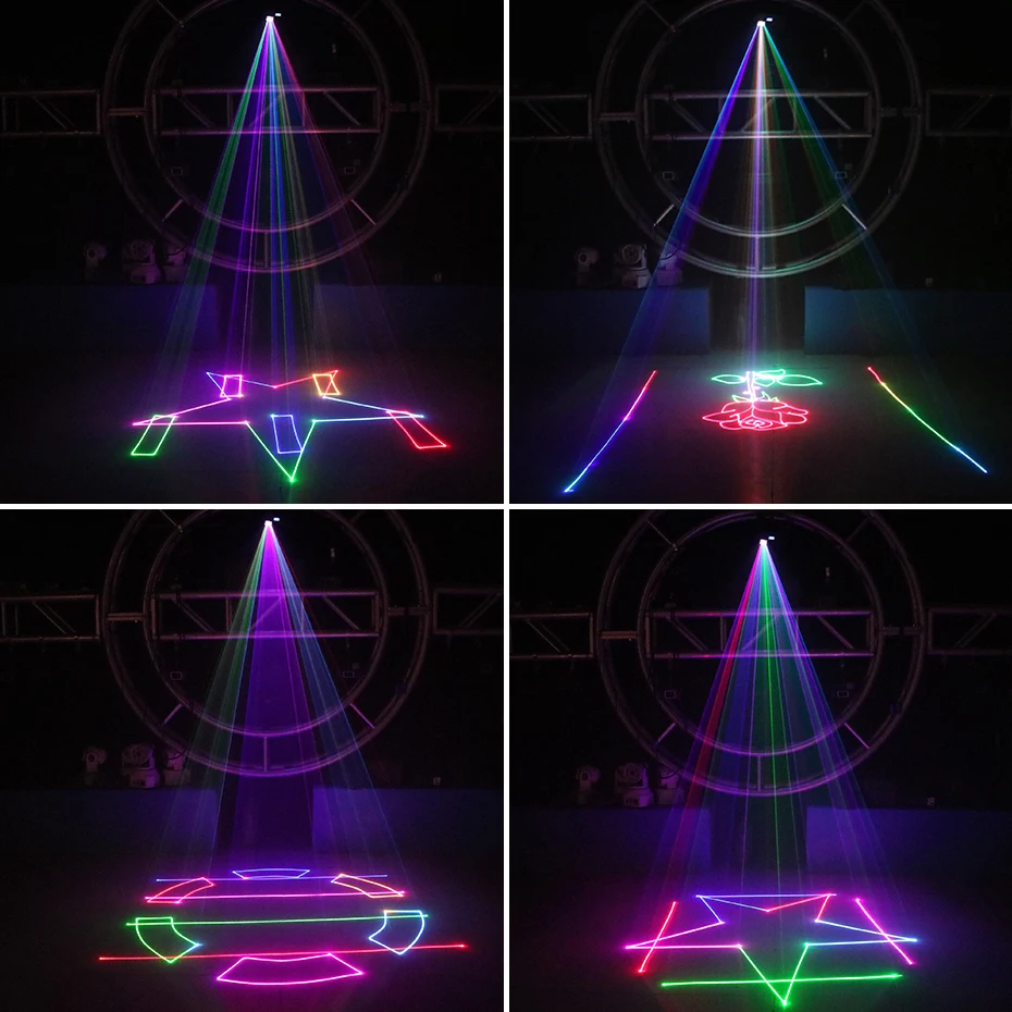 SVETIMŲ 500mW RGB DMX SD Kortelę Animacija Lazerinis Projektorius PRO DJ Disco Scenos Apšvietimas Poveikį Šalies Vestuvių Poilsio Klubas, Baras Skaitytuvas