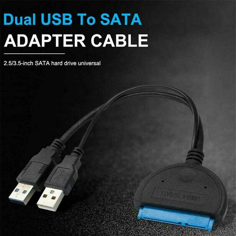 USB3.0+2.0 prie SATA Adapterio Kabelis 2,5 Colių Kietąjį Diską Adapterio Kabelį Kietojo Disko Adapteris Kabelis