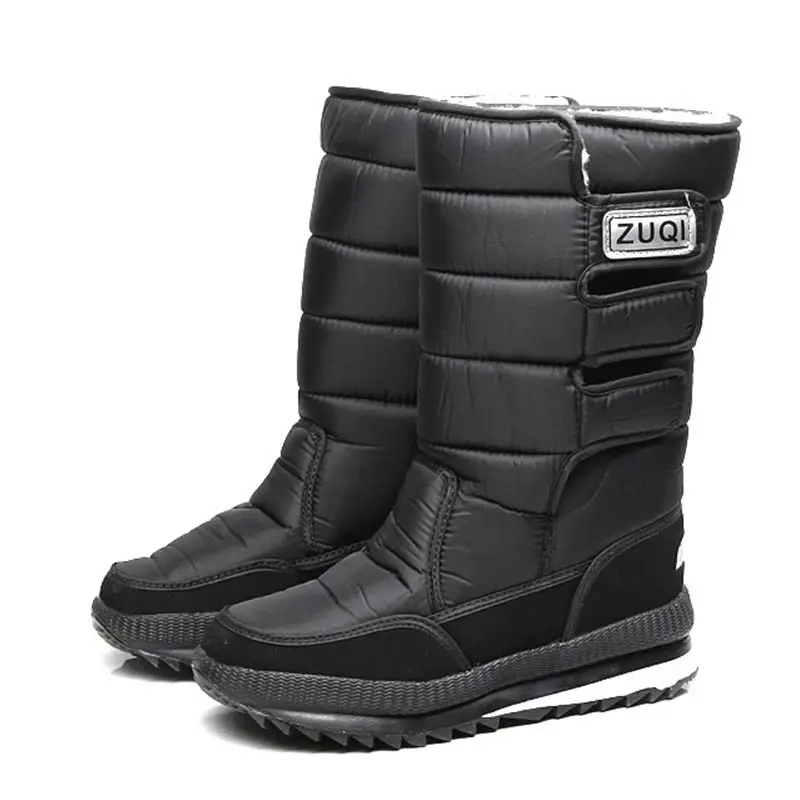 Žiemos sniego batai vyrams batai 2021 anti-slip vidurio blauzdos batai vyrų vandeniui šiltas pliušinis platforma avalynė vyrams batai bota masculino