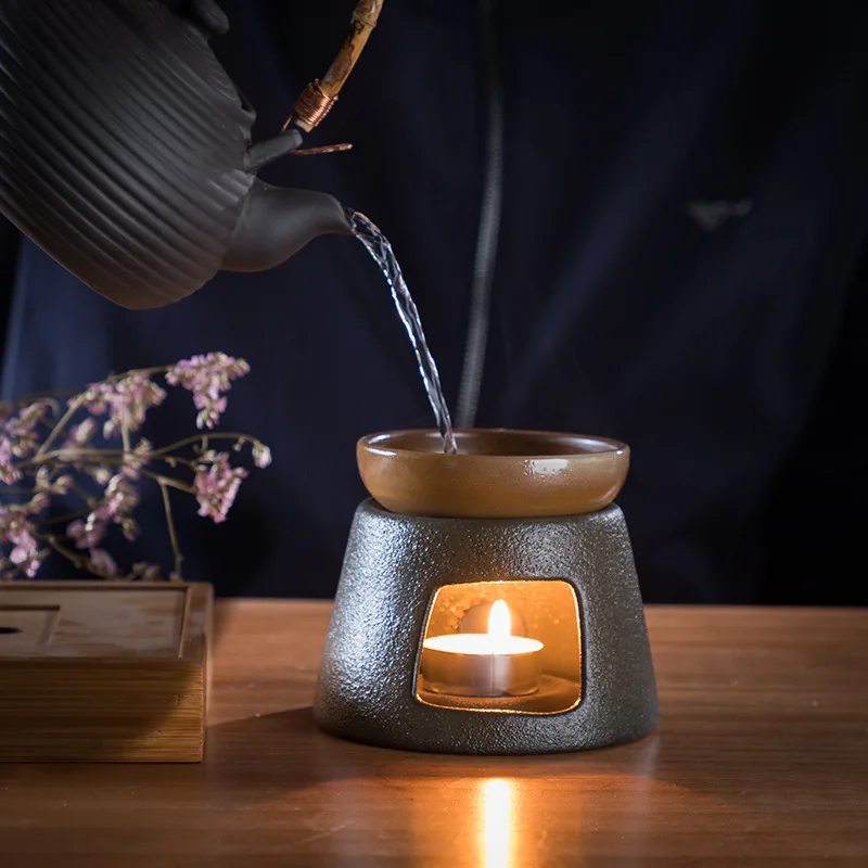 Žvakė Kaitinimo Bazės Keramikos Arbatos Stov Japonų Keramikos Šildytuvo Stovėti Arbatos Gamintojas Arbatinukas Šilčiau Izoliacija Bazės Šilčiau Kavos Vandens