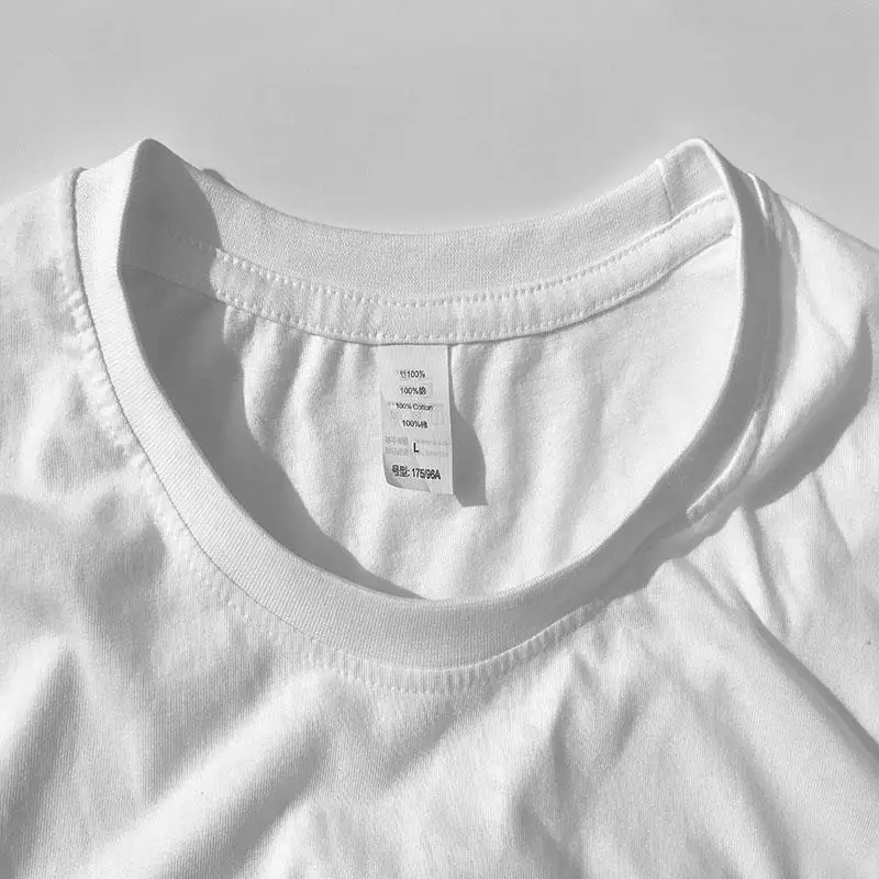 2020 Plius dydis Medvilnės susukti marškinėliai vasarą, trumpas rankovėmis marškinėliai moterims individualus spausdinimas tuščias baltas moterų marškinėliai