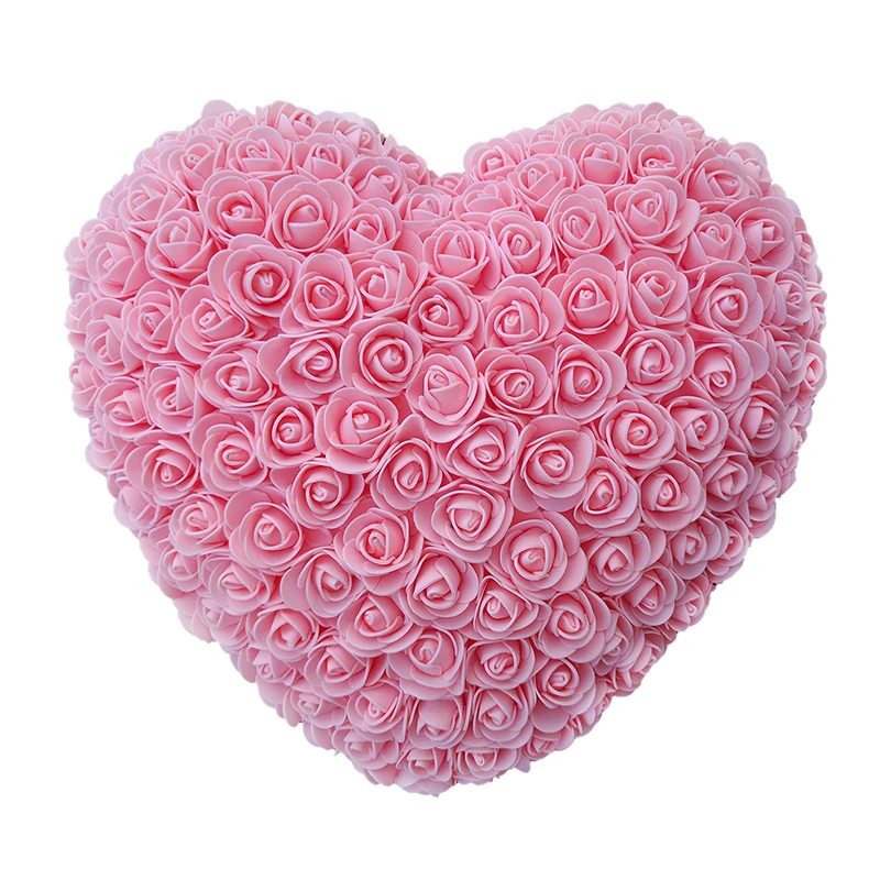 30x30cm Raudona Rožė Lokys Saldus Širdies Rose Dirbtinių Gėlių, Rožių Širdies Apdailos Valentino Gimtadienio Dovana Rosa oso flor Valentino