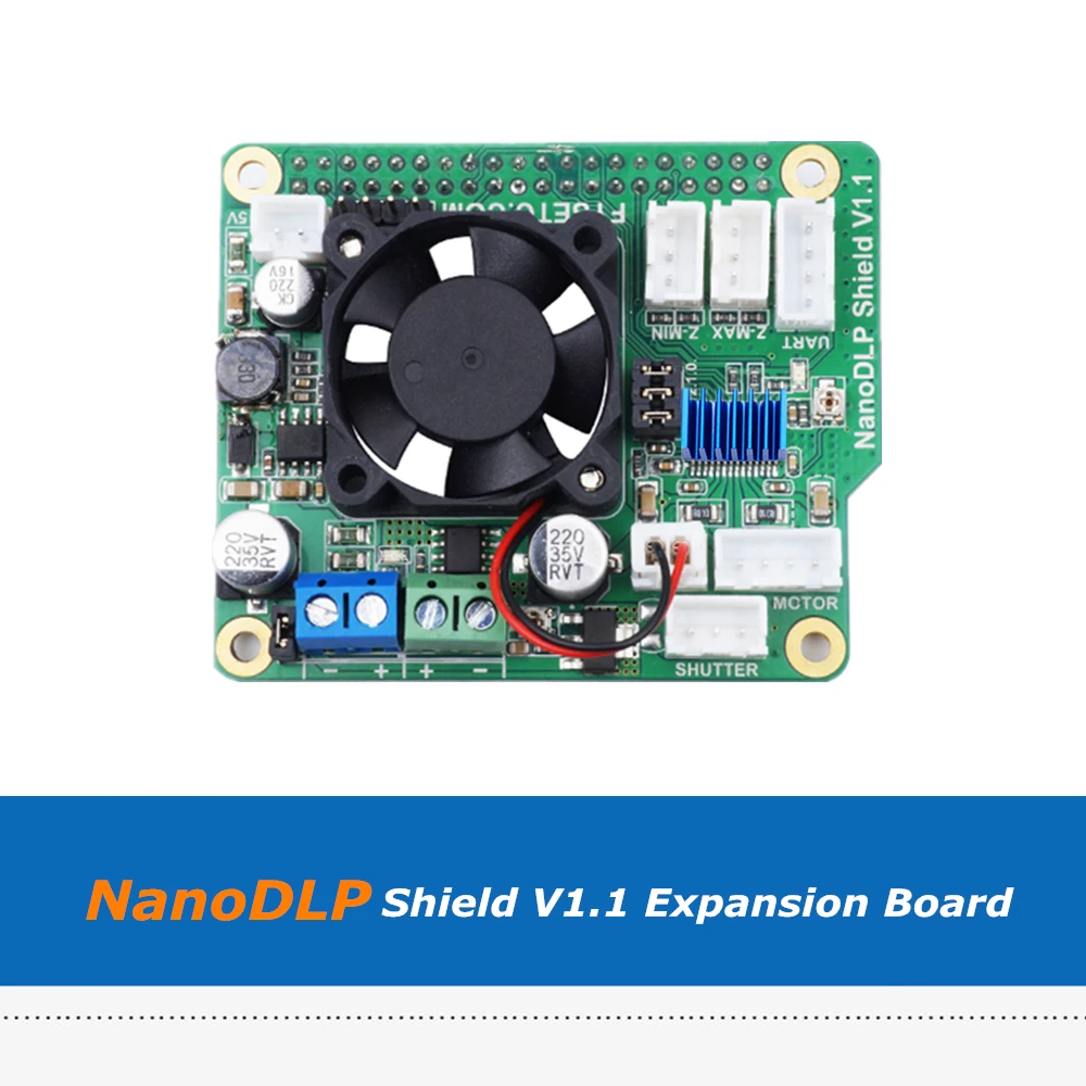 3D Spausdintuvas Dalys NanoDLP Shield V1.1 Plėtros Valdybos Su Drv8825 Vairuotojas Aviečių Pi 3B