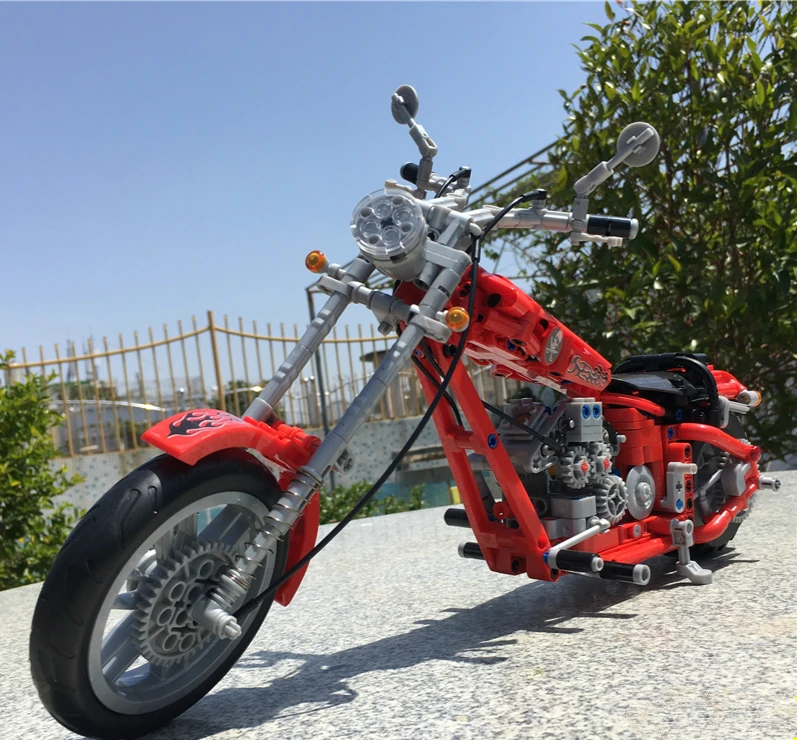568pcs įrangos pardavimas, biuro įrangos Serijos Kreiseriniu Motociklo Modelio Blokai Motociklo 
