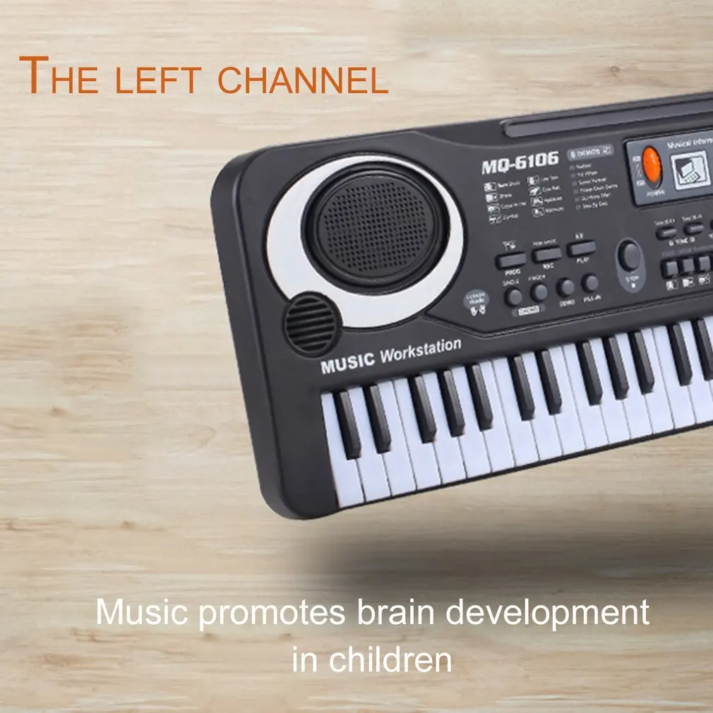 61 Klavišai Elektroninės Muzikos Klaviatūros Elektriniai Vargonai Su Mikrofonu Vaikų Muzikos Instrumentas, Anksti Švietimo Priemonė Vaikams