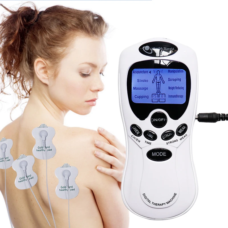 8 Modelius, Elektros herald Dešimtys Raumenų Stimuliatorius Ems Akupunktūra Kūno Masažas Skaitmeninis Terapijos Aparatas Electrostimulator