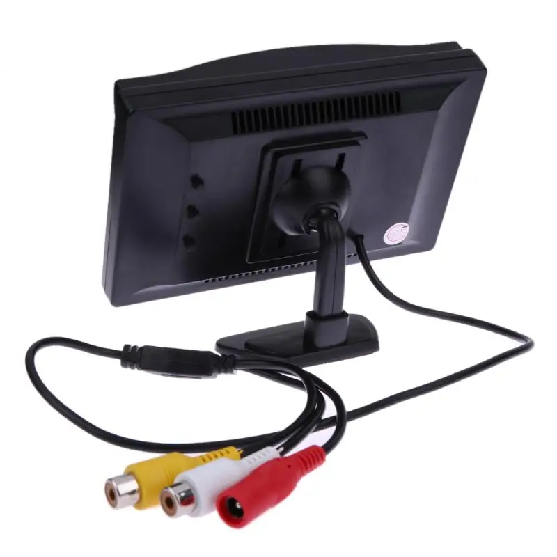 Automobilio Galinio vaizdo Kamera, Atbulinės eigos Parkavimo Sistemos Rinkinys, 5 Colių TFT LCD galinio vaizdo Monitorius vaizdo Kameros Vandeniui Naktinio Matymo Atsarginę Kamerą