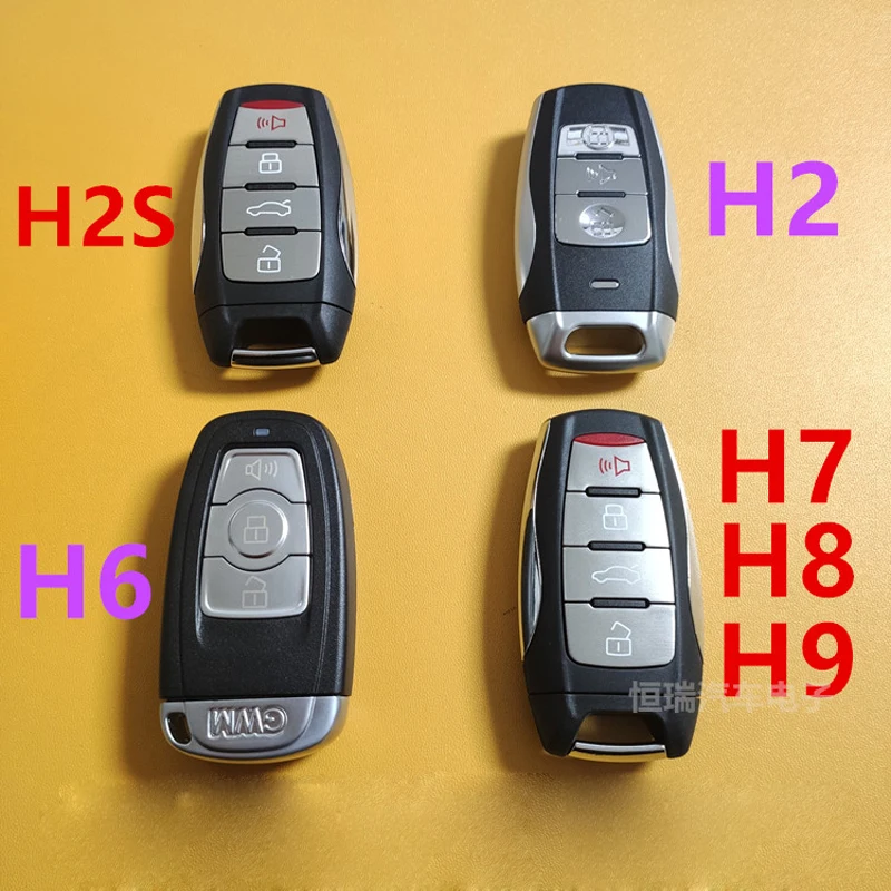 Automobilio Nuotolinio Klavišą Automobilių Keyless Smart Klavišą 433Mhz ID46 ID47 Mikroschemą, Great Wall, GWM Motorinių Haval H6, H7, H8, H9 H2 H2S C30, C50, Žirgas Sedanas