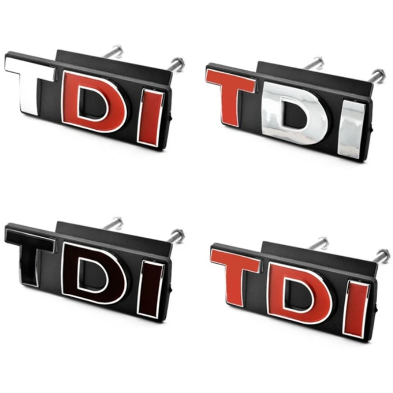 Automobilio Stilius TDI Logotipą, Automobilių Lipdukas Priekinės Grotelės Logotipas Ženklelis Decal Volkswagen Touran Lavida Sagitar Scirocco Jetta Bora