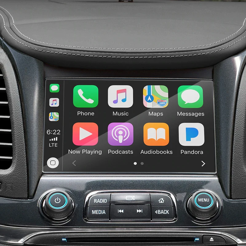 Automobilių Optikos prietaisų Skydelyje GPS Navigacijos Ekrano Stiklo Apsauginė Plėvelė Lipdukas, Skirtas Chevrolet Impala-presentControl LCD Ekranas