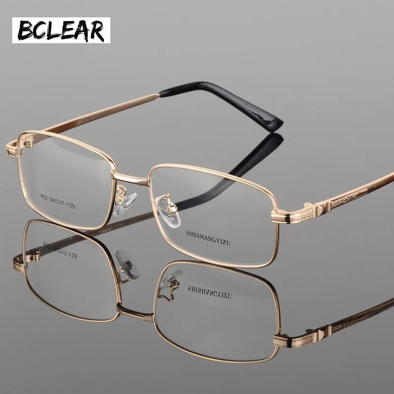 BCLEAR Mados akiniai klasikinio storio paauksuoti vyrų naujo viso kadro optinių akinių rėmelių mados akinių rėmeliai S902