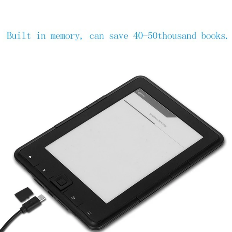 BK-6008 Elektroninio Popieriaus Book Reader 6.0 Colių Sn E-Knygos Vandeniui E-Book Reader 4G RAM, 800 x 600,