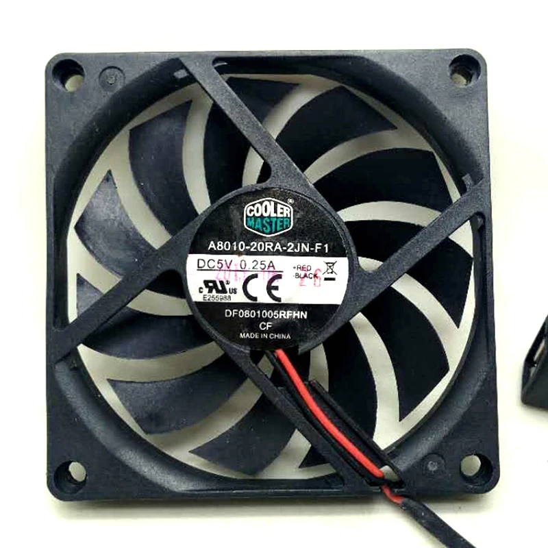 Cooler Master 8010 80MM USB aušinimo ventiliatorius 8cm 80*80*10mm ventiliatorius 5V 0.25 Super Tylus ventiliatorius su usb jungtis