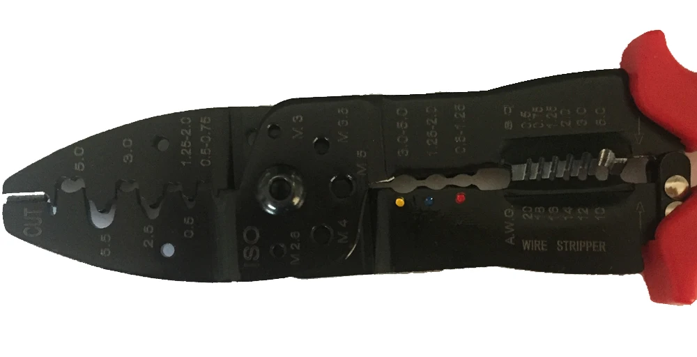 Daugiafunkcis įrankis tiekėjas už užspaudimo terminalo,išpardavimas laidai,pjovimo kabelinė LS-313A kinija kartu crimper įrankis
