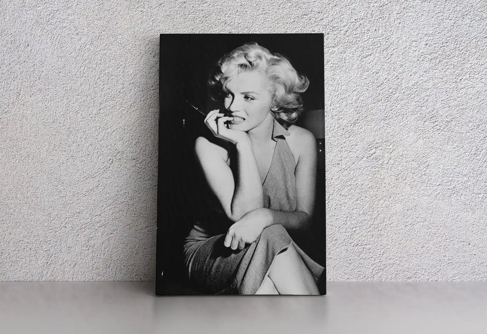 Drobė HD Spausdinti Marilyn Monroe Plakatas Namų Dekoro Tapybos Juoda Balta Panele Sienos Meno Nuotrauką Kambarį Modulinės Nr. Įrėminti