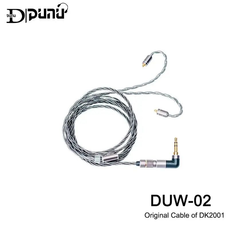 DUNU DUW02 DUW-02 3.5 mm Didelio grynumo Sidabro padengtą OCC Vario Litz MMCX/0.78 mm Vielos Kabelis Dunu DK2001 Fiio Shanling TFZ UE