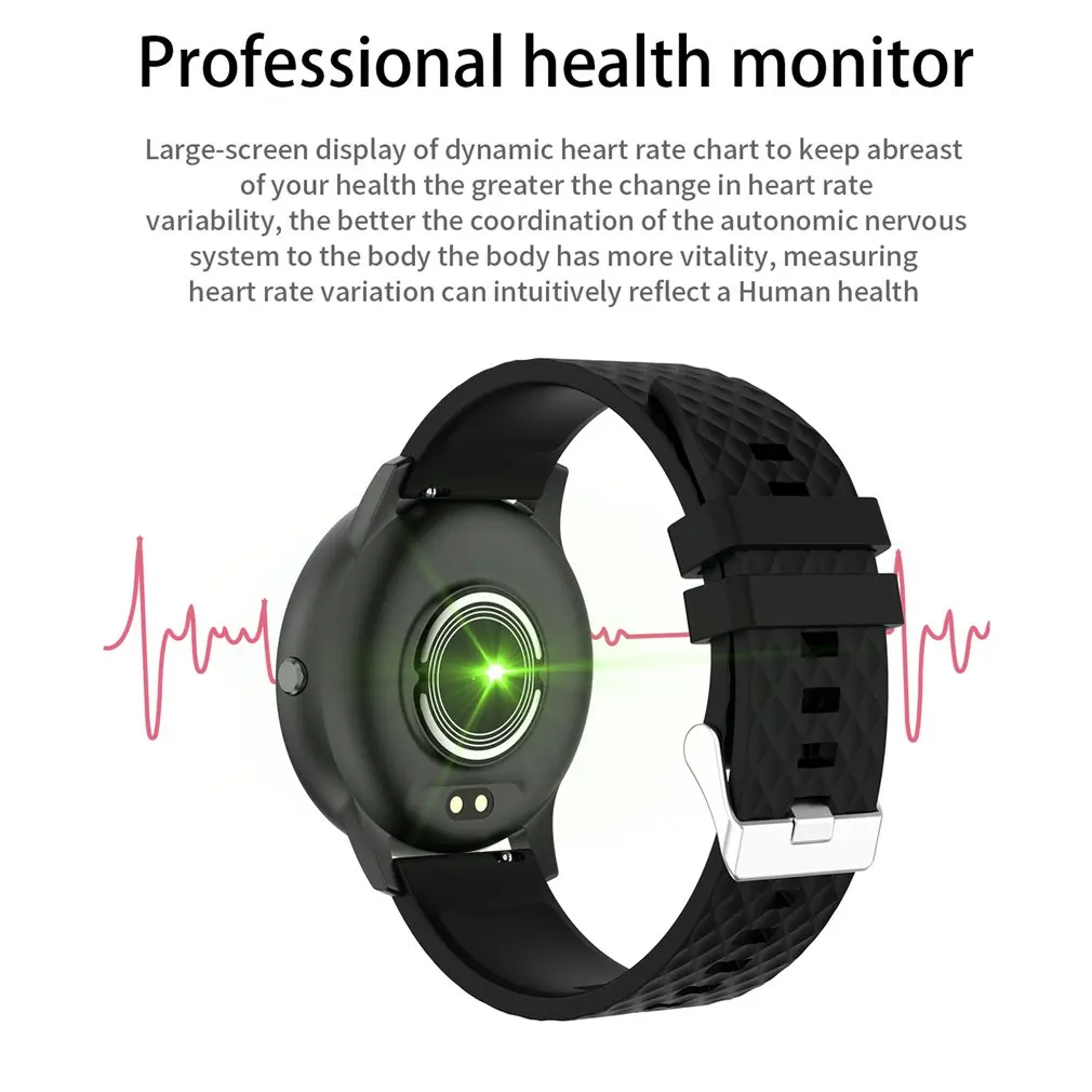 H30 Smart Watch Vyrų DIY Žiūrėti Visą Touch Fitness Tracker Širdies ritmas, Kraujo Spaudimas Smart Laikrodis Moterims Smartwatch 