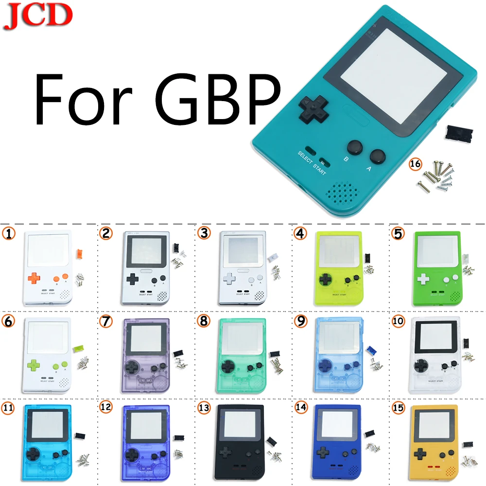 JCD Aukštos kokybės Full Būsto Korpuso Mygtukai Mod Remonto Nintendo už GameBoy Pocket Pakeitimo GBP su Mygtukais