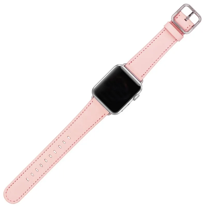 Juodas Odinis Dirželis, Apple Watch Band Serijos 3 2 1 Priedai Sporto Smartwatch Pakeitimo Apyrankė Nešiojami Apyrankę Diržas