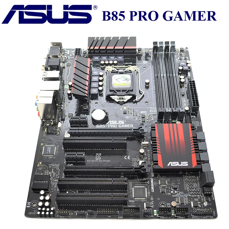 LGA 1150 DDR3 Dėl ASUS B85-PRO GAMER Originalus pagrindinė Plokštė USB3.0 32G B85 PRO GAMER Plokštės SATA III Systemboard Panaudota