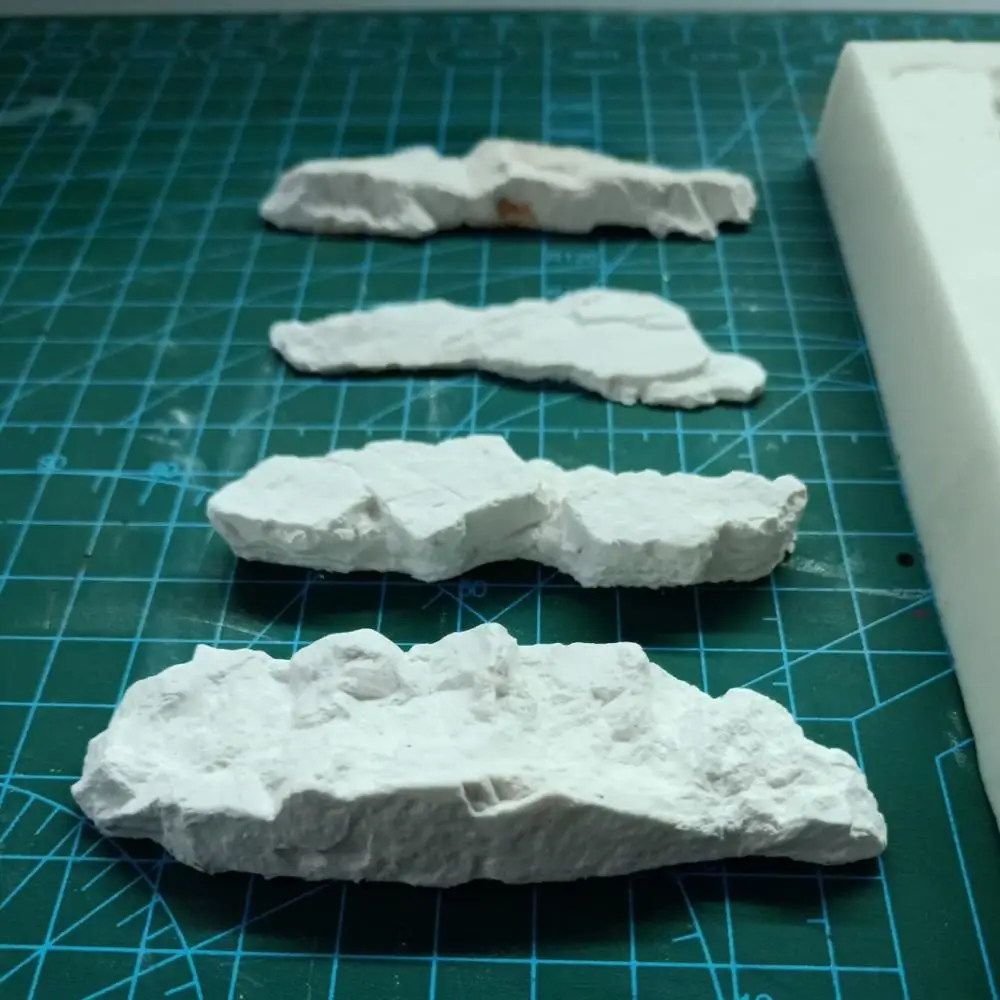 Miniatiūrinės Silicio Gelio Kalnų Uolienų Formos Scenarijų modelio Smėlio lentelė scena pakeitimo