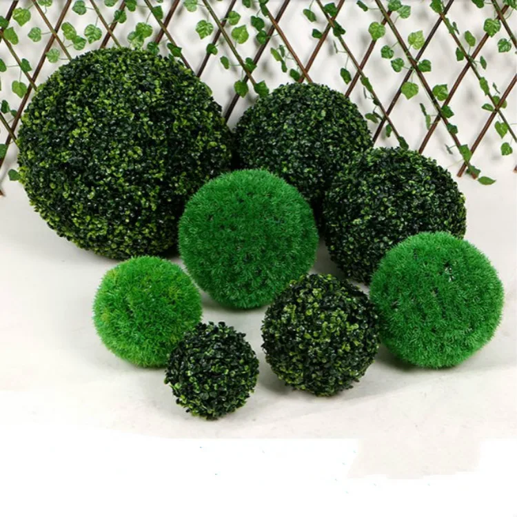 Naujos Dirbtinės Žaliosios Kabinti Žolė Augalų Kamuolys Ornamentu Vestuves Apdailos, Sodo Namų Dekoro 
