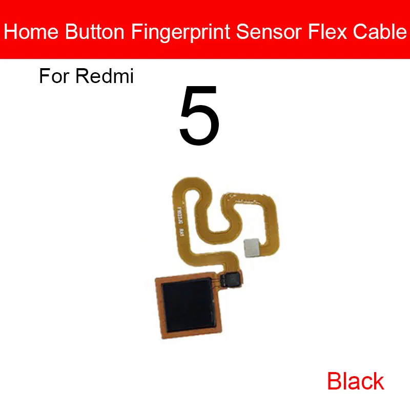 Pirštų atspaudų Home Mygtuką Flex Kabelis Xiaomi Redmi 5 Plius 5plus 5+ Meniu Klavišą Pripažinimo Jutiklis Flex Juostelės Pakeitimo Remontas