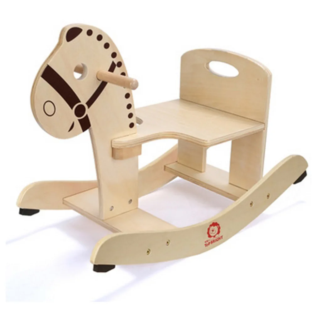 Suplakti Trojos arklys yra lengva surinkti vaikas rocking horse kūdikis arklių medžio masyvo rocking horse žaislas supamoji kėdė