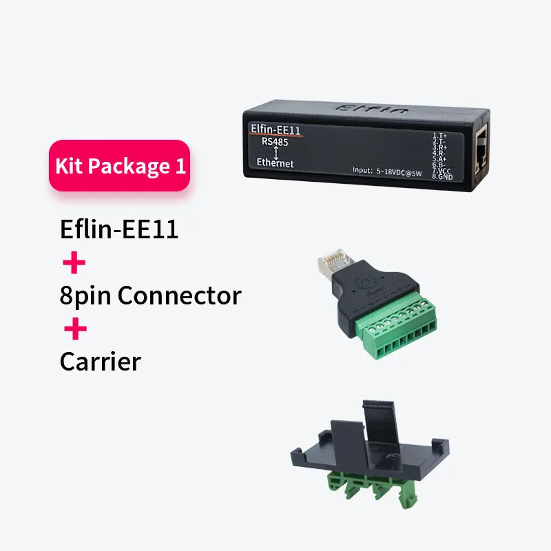 TCP/IP, RS485, kad Ethernet įrenginys serverio modulis EE11 serijos serverio duomenų perdavimo (Pakeisti HF511B)